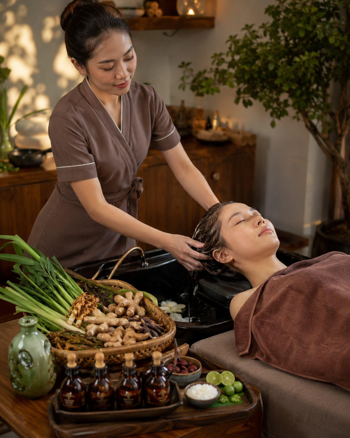 Gội đầu dưỡng sinh Spa Việt Phú Nhuận