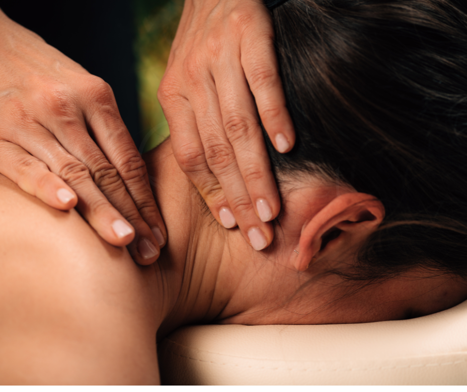 Neck and shoulder massage therapy