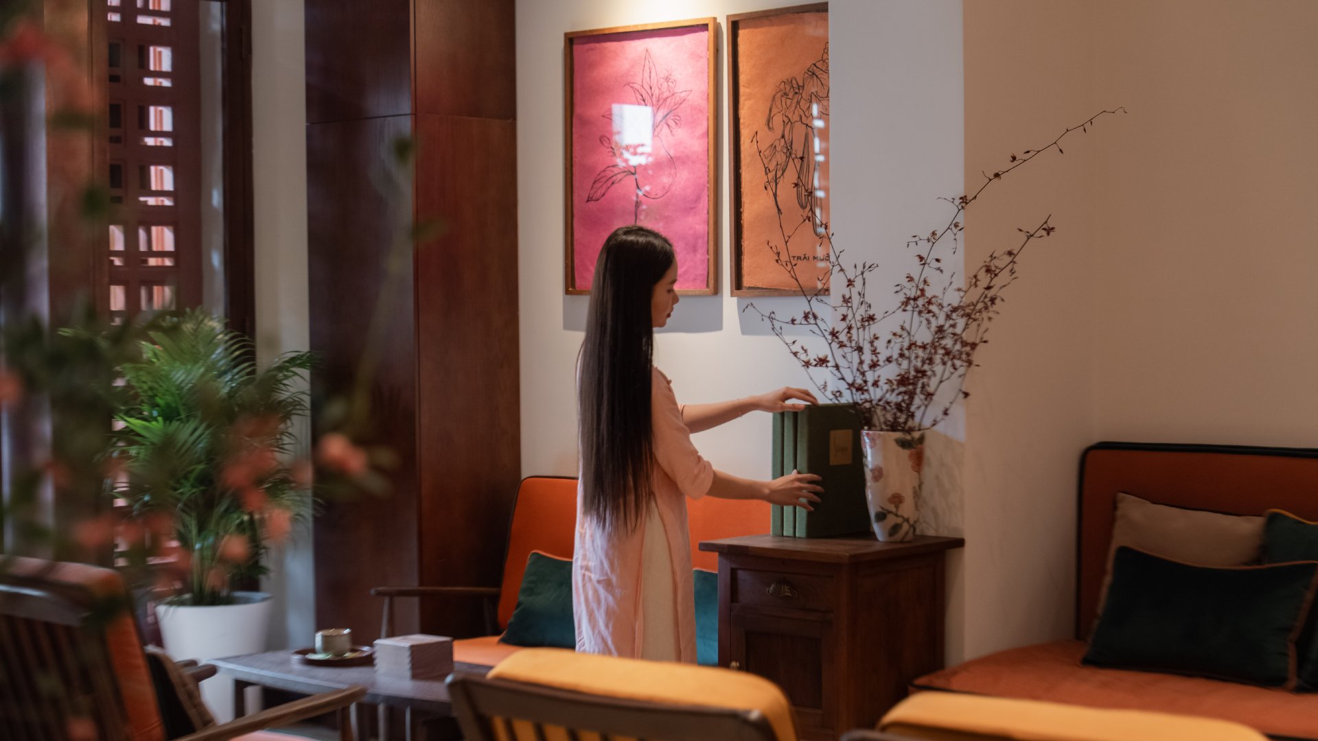 Relaxing Vietnamese-inspired interior at Sa Spa in Ho Chi Minh City