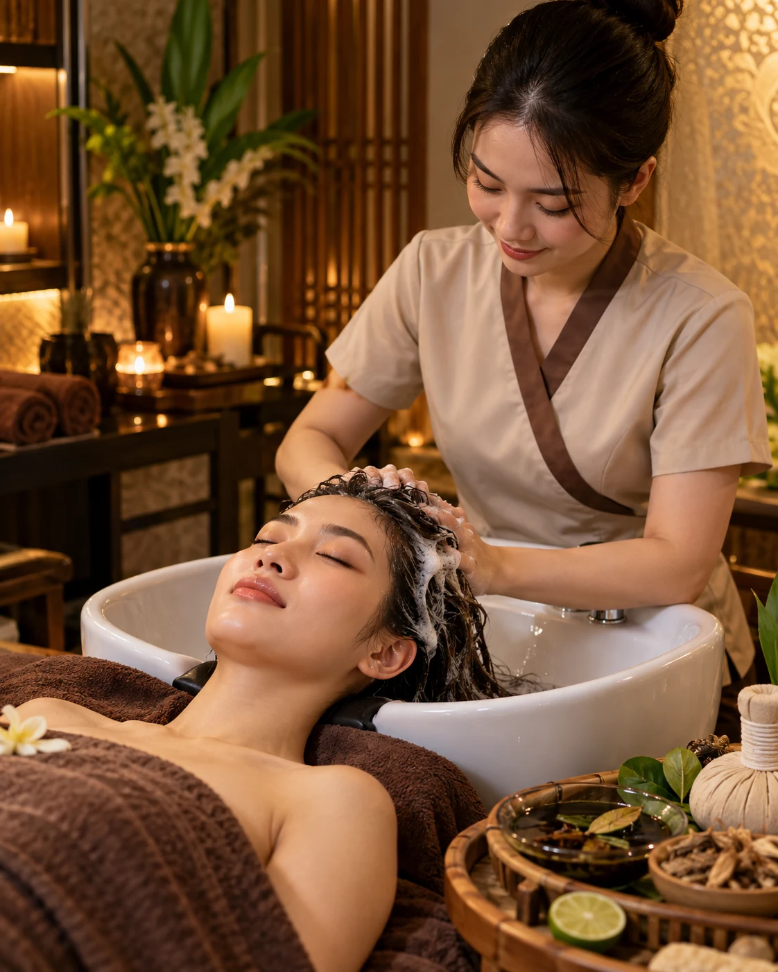 Gội đầu dưỡng sinh Phú Nhuận tại Spa Việt